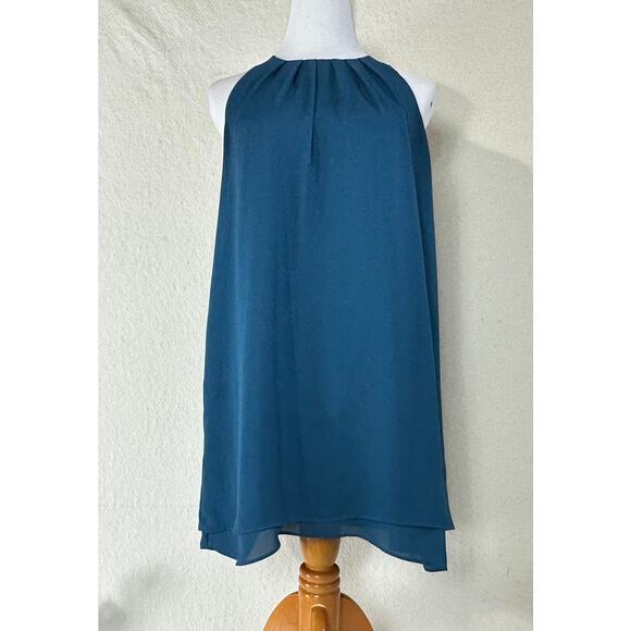 XXI Dresses & Skirts - XXI Women's Size M Short Teal Trapeeze Swing Dress Boho Fairy Balletcore